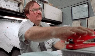 office space stapler GIF by 20th Century Fox Home Entertainment