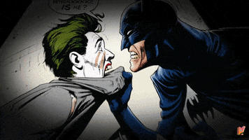 beatrizbarros batman joker killing joke piada mortal GIF
