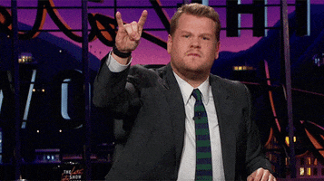 Rock And Roll Metal GIF by The Late Late Show with James Corden