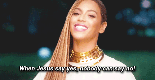 when jesus say yes nobody can