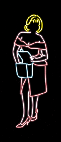 neon lights hello GIF by Kate Hush