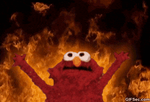 sleepless satan hell elmo GIF