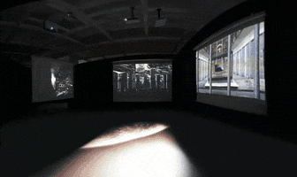 proyection motion picture GIF by A. L. Crego