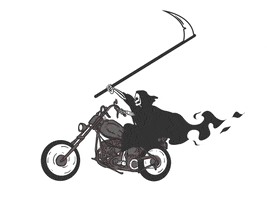 death motorcycle GIF by Juan Alonso