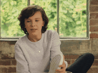 Millie bobby brown hello by Converse