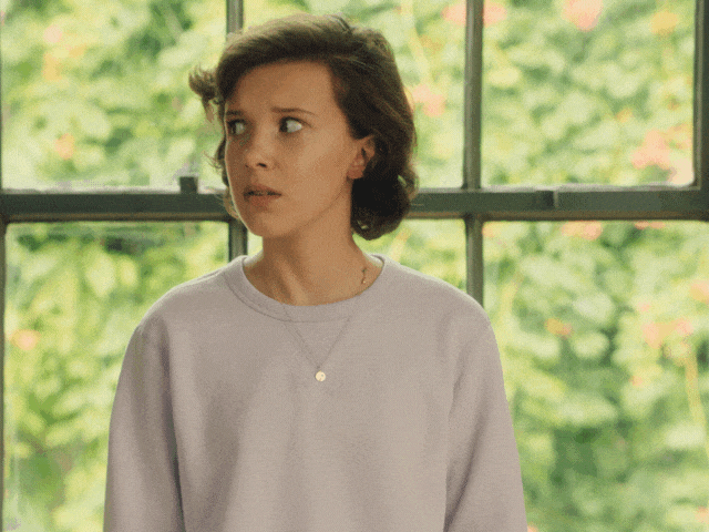 confused millie bobby brown GIF by Converse