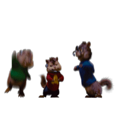 alvinmovies dancing simon alvin theodore Sticker