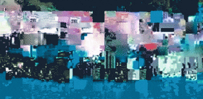 drossignol_ glitch colors broken error GIF