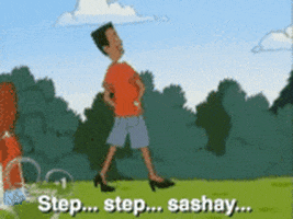 keyboard step recess sashay GIF