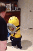 minion falling GIF by AFV Babies