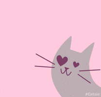 cat love GIF by Christina Lu