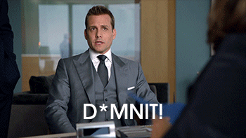 harvey specter dammit GIF by Suits