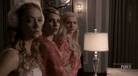 emma roberts wtf GIF by ScreamQueens