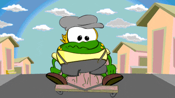 sapobrothers sapo carrinho ladeira descendo GIF