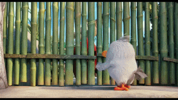 Pushing Get Out GIF by Angry Birds