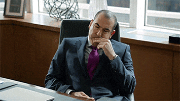 louis litt thinking GIF by Suits