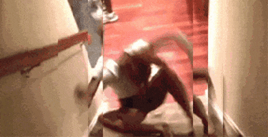 stairs fall down GIF by Josh Rigling