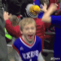 Happy Nba GIF by Philadelphia 76ers - Find & Share on GIPHY