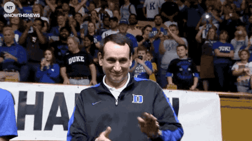 Image result for Coach K gifs