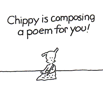 animation poetry GIF by Chippy the dog