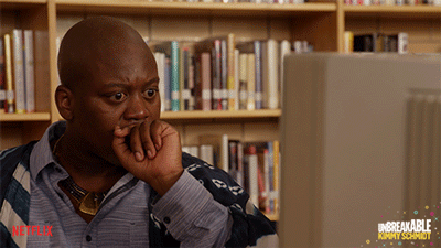 Image result for surprise gif titus andromedon