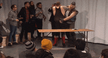 wwe table GIF by The Special Without Brett Davis