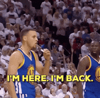 Im Back Golden State Warriors GIF by NBA