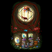 pixel art bloom shrooms GIF by gavinreed