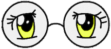 eyes blinking Sticker by Studios Stickers