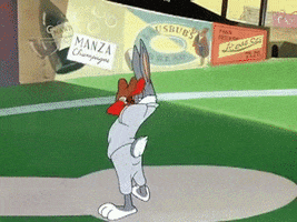 oldrayg sports champion bugs bunny curveball GIF