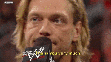 Thank You Very Much GIF by WWE