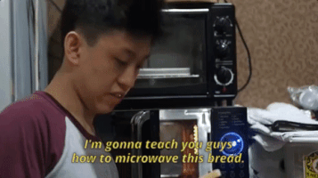 Microwave Bread GIF by Rich Brian