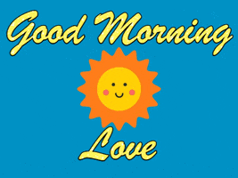 Good Morning Love GIF by reactionseditor
