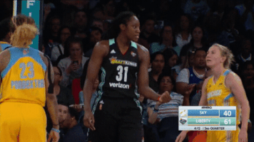 wnba happy excited hype fist pump GIF