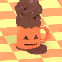 Halloween Coffee GIF by Julian Glander