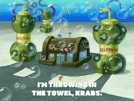 Season 4 Throw In The Towel GIF by SpongeBob SquarePants