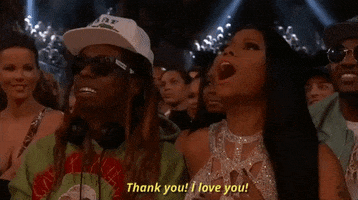 Thank You I Love You Nicki Minaj GIF by Billboard Music Awards ...