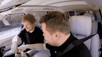 jaymedeerwester ed sheeran james corden carpool karaoke GIF