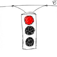 mad traffic light GIF by Karl Jahnke