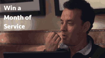 SnowBoard win a free month GIF