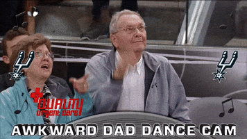 Old Man Dancing GIF by NBA