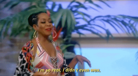im so real i didnt even wax tichina arnold GIF by VH1s Daytime Divas