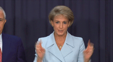 qldaah air quotes michaelia cash GIF