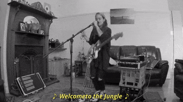 rock out welcome to the jungle GIF by Tash Sultana