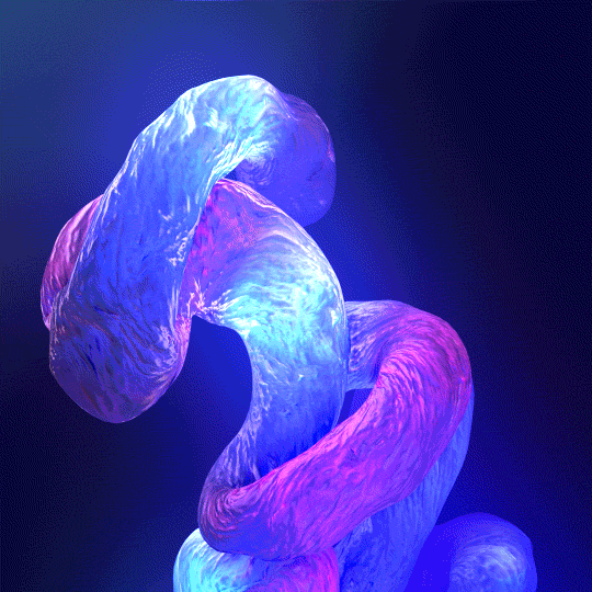 xponentialdesign animation loop worm fractal GIF