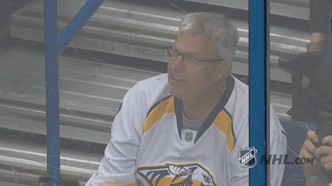 Rex Ryan Predators GIF by NHL - Find & Share on GIPHY