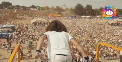 ermitikos girl jump flip public GIF