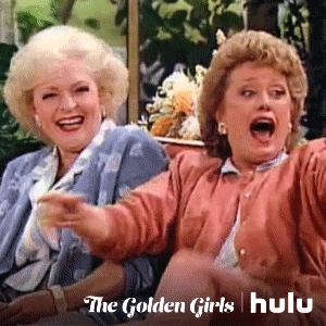 Golden Girls Lol GIF by HULU - Find & Share on GIPHY