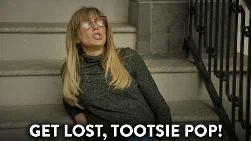Jillian Bell Middle Finger GIF by Idiotsitter - Find & Share on GIPHY