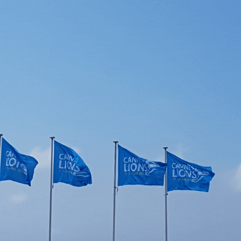 flags seaside GIF by Cannes Lions